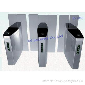 Security Flexible Biometric Speed Turnstile Flap Barrier Ga